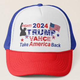 TRUMP VANCE 2024 TRUCKERKAPPE