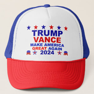 Trump Vance 2024 Truckerkappe