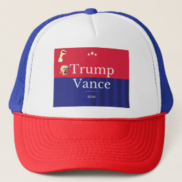 Trump Vance 2024 Truckerkappe