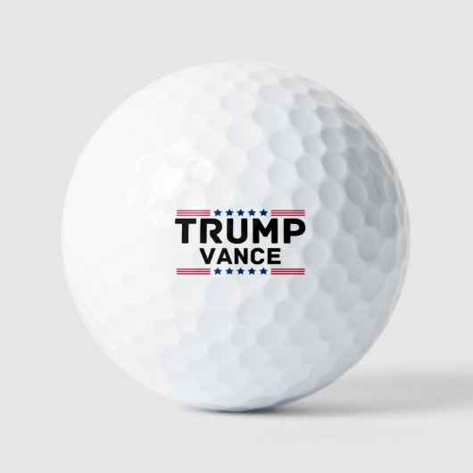 Trump Vance 2024 Trump unterstützt Wahlgeschenk Golfball (Vorderseite)