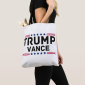 Trump Vance 2024 Trump unterstützt Wahlgeschenk Tasche (Von Nahem)