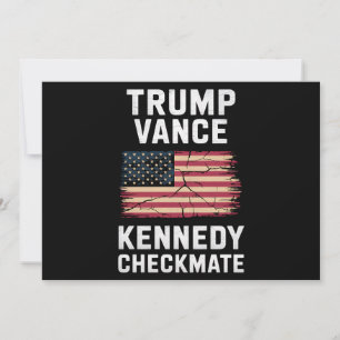 Trump Vance 2024 Trump Vance Kennedy Checkmate Einladung