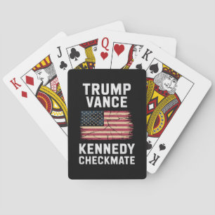 Trump Vance 2024 Trump Vance Kennedy Schachmatt Spielkarten