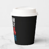 Trump Vance 2024 verwirft Hillbilly-US-Flagge Vint Pappbecher (Links)