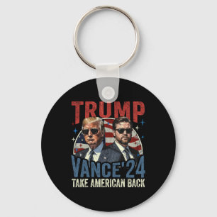 Trump Vance 2025 Donald Trump J.D. Vance Erobern A Schlüsselanhänger