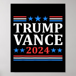 Trump Vance 2025 Für Präsident Vp Usa Wahl Pat Poster