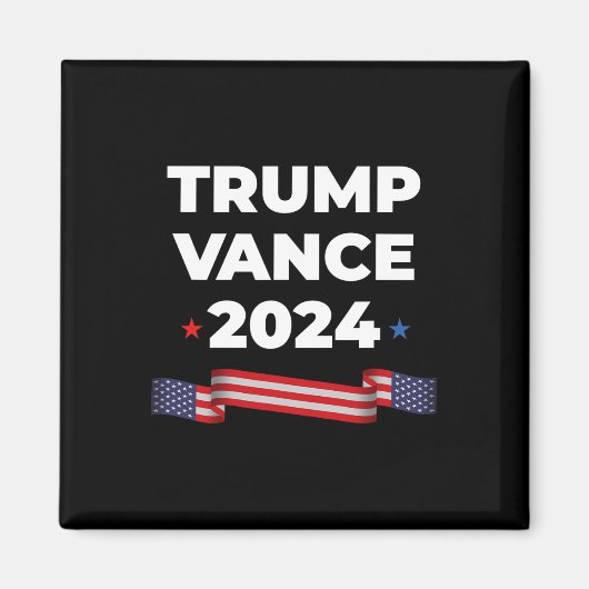 Trump Vance 2025 Magnet (Vorne)