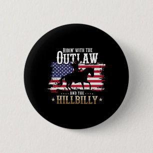 Trump Vance 2025 Reiten Mit Dem Outlaw Hillbilly Button
