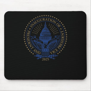 Trump Vance 2025 Siegel zur Amtseinführung 2 Mousepad