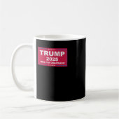 Trump Vance 2025 Time for Greatness () Kaffeetasse (Links)