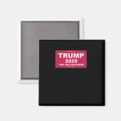 Trump Vance 2025 Time for Greatness () Magnet (Vorderseite/Rückseite)