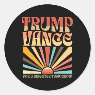 Trump Vance 2025 Trump Mega 2025 47. Präsident Runder Aufkleber