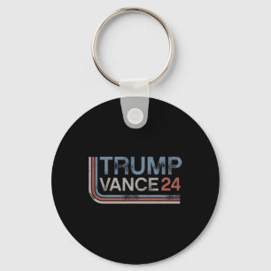 Trump Vance 2025 Vintage abgenutzt Retro Streifen Schlüsselanhänger