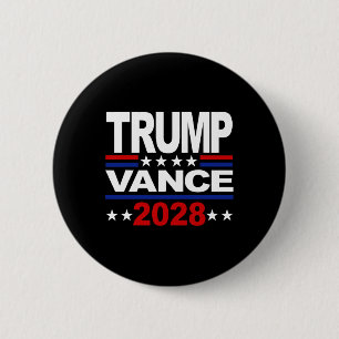 Trump Vance 2028 Republikanischer Dritter-Amtszeit Button