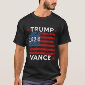 Trump Vance 24 TShirt, Trump 2024 Wahl T-Shirt (Vorderseite)