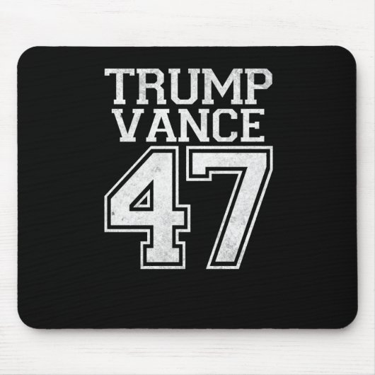 Trump Vance 47. Präsident Vintage Nummer Mousepad (Vorne)
