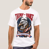 Trump Vance - Amerika zurück T-Shirt (Vorderseite)