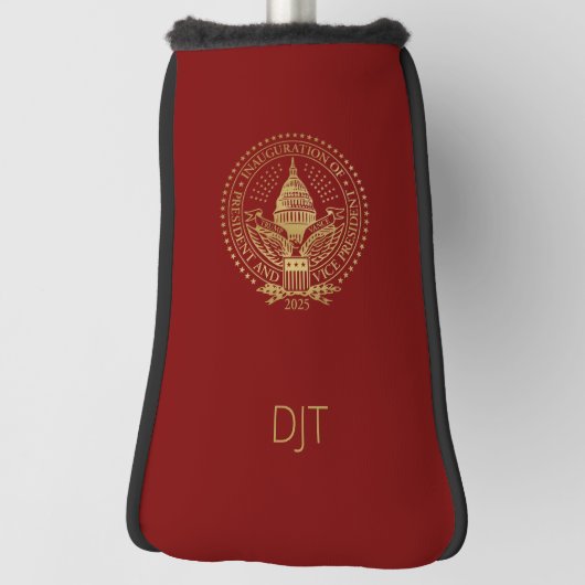 Trump Vance Amtseinführung Mit Monogramm Golf Headcover (Rotieren 90)