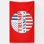 Trump Vance Banner (Vertikal)