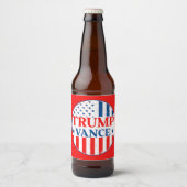 Trump Vance Bierflaschenetikett (Vorderseite)