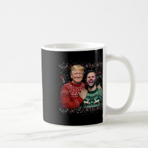 Trump Vance Brüder Lustiger hässlicher Weihnachten Kaffeetasse