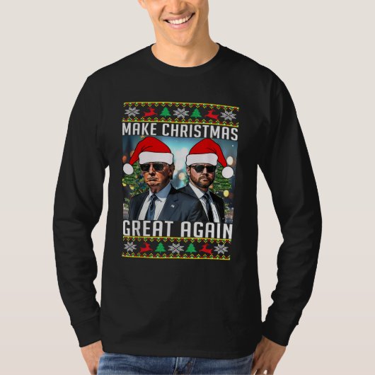 Trump Vance Brüder machen Weihnachten wieder großa T-Shirt (Vorderseite)
