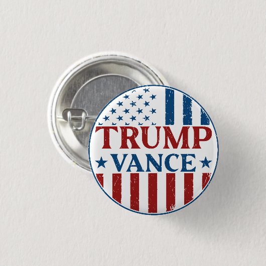Trump Vance Button (Vorne & Hinten)