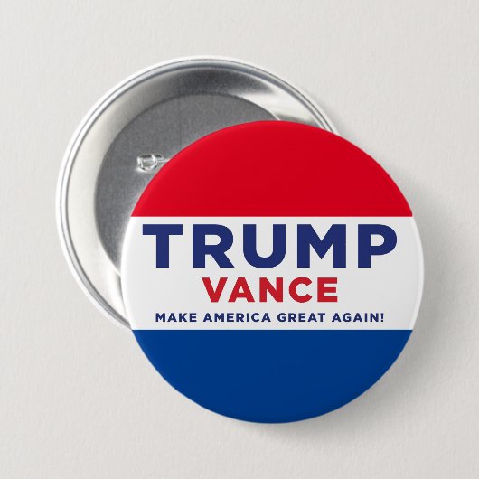 Trump Vance Button (Vorne & Hinten)