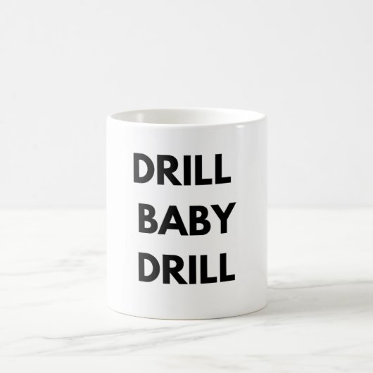 Trump Vance Drill Baby Kaffeetasse (Mittel)