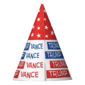 Trump Vance Election 2024 Paper Party Hats Partyhütchen (Rückseite)