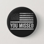 Trump Vance Election Ugly Christmas Sweater Button (Vorderseite)