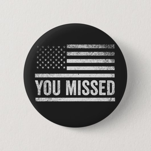 Trump Vance Election Ugly Christmas Sweater Button (Vorderseite)