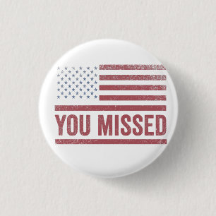 Trump Vance Election Ugly Christmas Sweater Button
