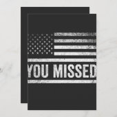 Trump Vance Election Ugly Christmas Sweater Einladung (Vorne/Hinten)