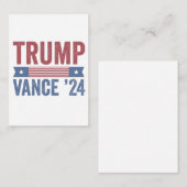 Trump Vance Election Ugly Christmas Sweater Mitteilungskarte (Vorne/Hinten)