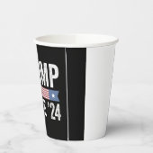 Trump Vance Election Ugly Christmas Sweater Pappbecher (Links)