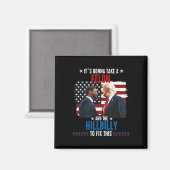 Trump Vance Es Wird Einen Verbrecher Und Einen Hin Magnet (Vorderseite/Rückseite)