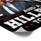 Trump Vance Es Wird Einen Verbrecher Und Einen Hin Poster (Ecke)