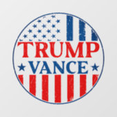 Trump Vance Fensteraufkleber (Blatt)
