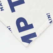 Trump Vance Fleecedecke (Ecke)