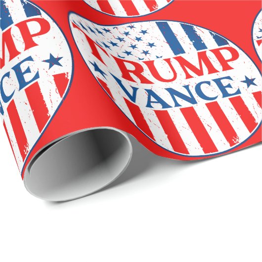 Trump Vance Geschenkpapier (Rolleneckpunkt)