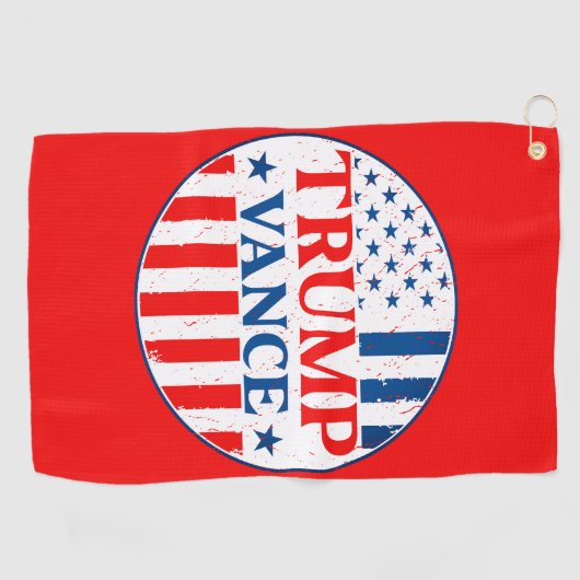Trump Vance Golfhandtuch (Horizontal)
