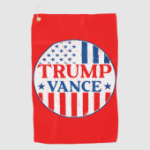 Trump Vance Golfhandtuch (Vorderseite)