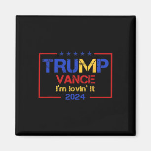 Trump Vance Ich liebe es 2025 Lustiger Spruch Zita Magnet