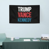 Trump Vance Kennedy 2024 Wahl Banner (Messeveranstaltung)