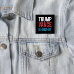 Trump Vance Kennedy 2024 Wahl Button<br><div class="desc">Trump Vance Kennedy 2024 Wahl</div>