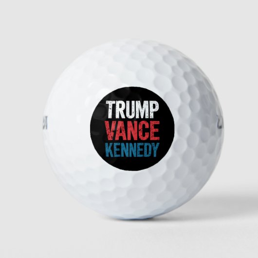 Trump Vance Kennedy 2024 Wahl Golfball (Vorderseite)