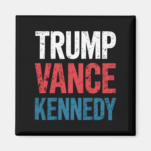 Trump Vance Kennedy 2024 Wahl Magnet (Vorne)