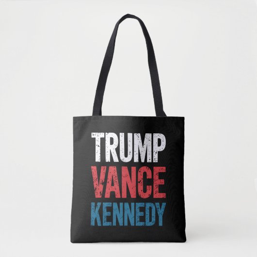 Trump Vance Kennedy 2024 Wahl Tasche (Vorderseite)