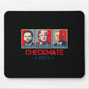Trump Vance Kennedy Checkmate 2025 Wahl Republ Mousepad